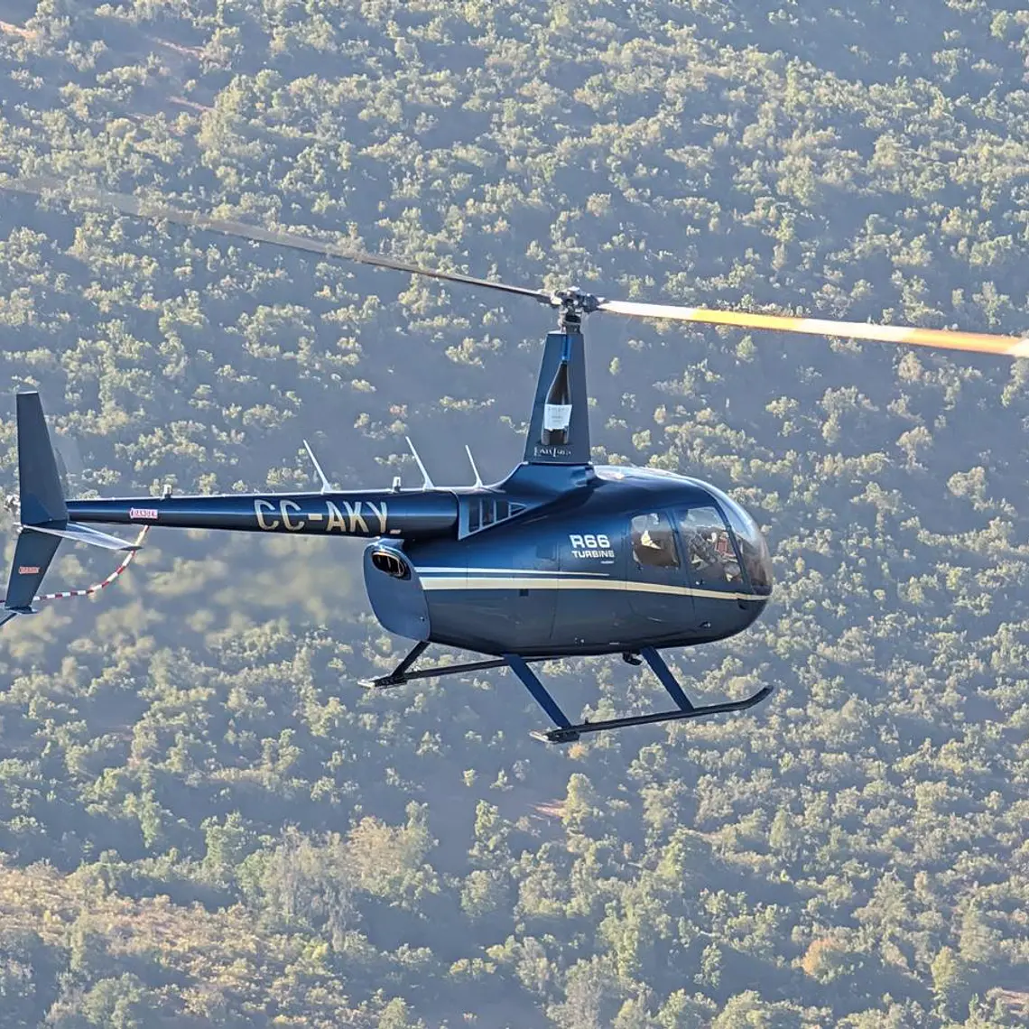 Helicopter panoramic 30min Flight Robinson R66  1
