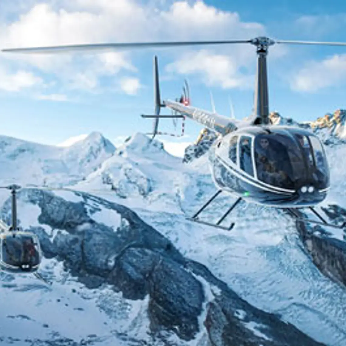 Tour 45 minutos, sobrevuelo Cordillera + Santiago Robinson Helicopters 1