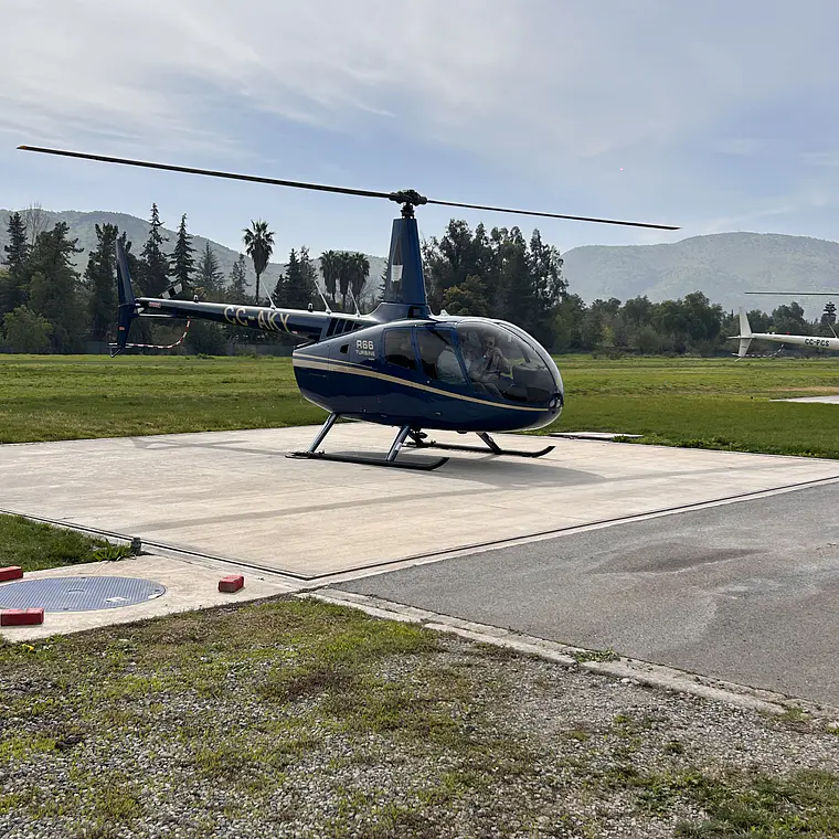 Tour 45 minutos, sobrevuelo Cordillera + Santiago Robinson Helicopters 3