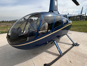 Vuelo privado Robinson R66  Chicureo -Portillo