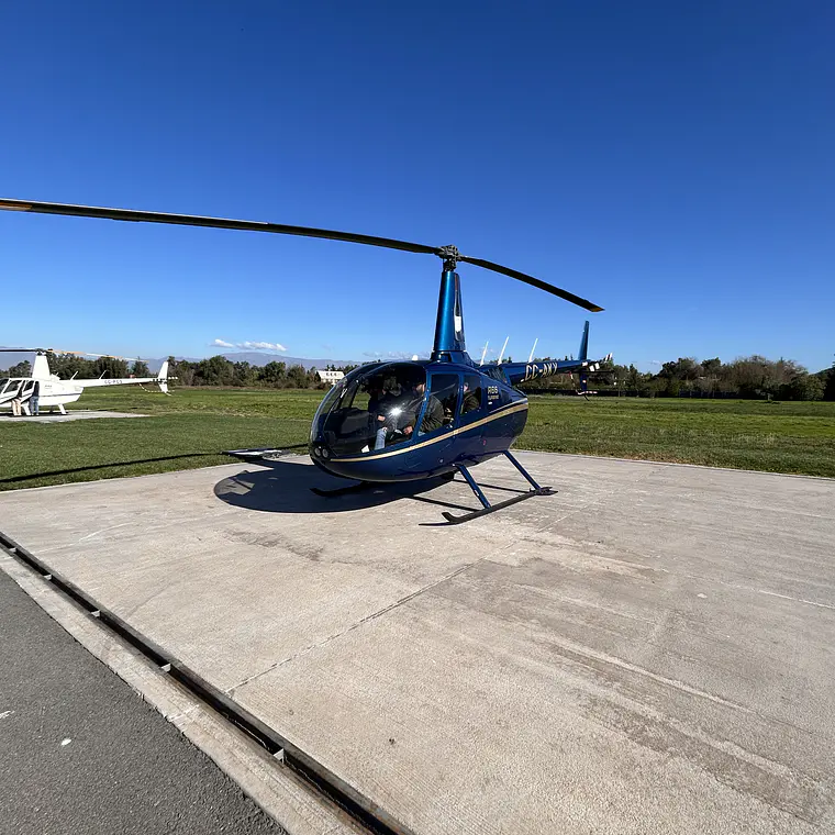 Vuelo privado Robinson R66  Chicureo -Portillo 4