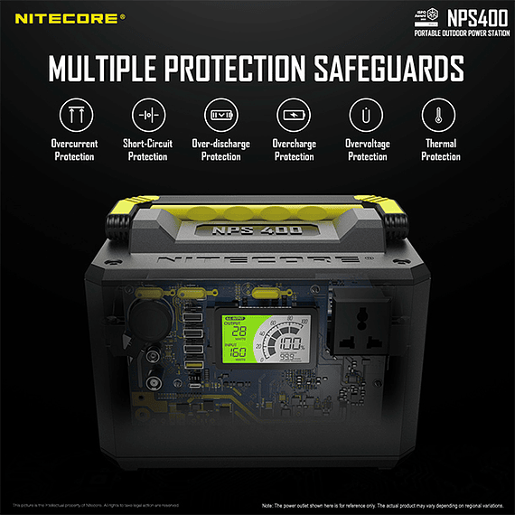 Fuente Poder Nitecore NPS400 Power Station 117000mAh- Image 10