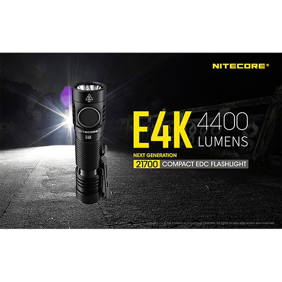 Linterna LED Nitecore 4400 lúmenes Recargable USB E4K- Image 25