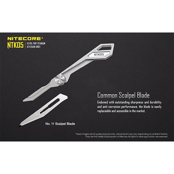 Cuchillo Ultra Compacto Nitecore Titanio NTK05- Image 10