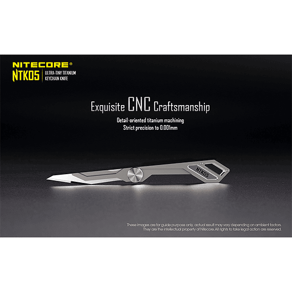 Cuchillo Ultra Compacto Nitecore Titanio NTK05- Image 16