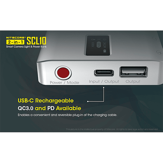 Foco LED y Cargador Nitecore 800 lúmenes SCL10- Image 9