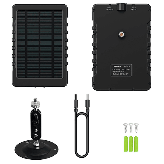 Batería Externa con Cargador Solar Campark 3000 mAh- Image 4