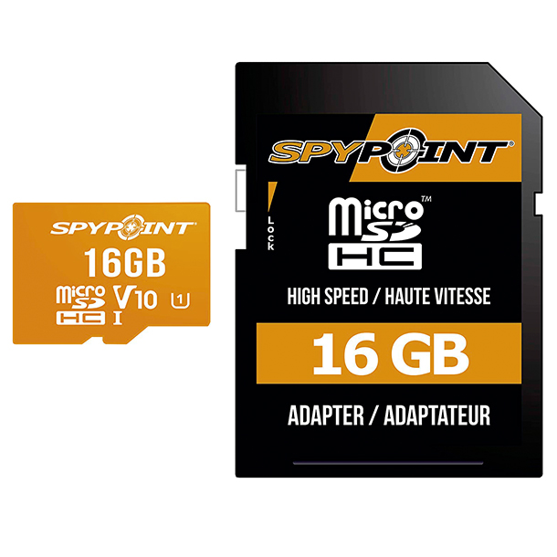 Tarjeta Memoria Spypoint 16GB MicroSD con Adaptador