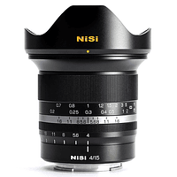 Lente NiSi 15mm f/4 Sunstar Gran Angular ASPH para Canon RF