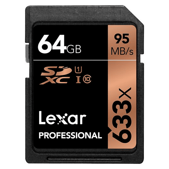 Tarjeta Memoria Lexar 64GB SDXC Professional 633x UHS-I- Image 1