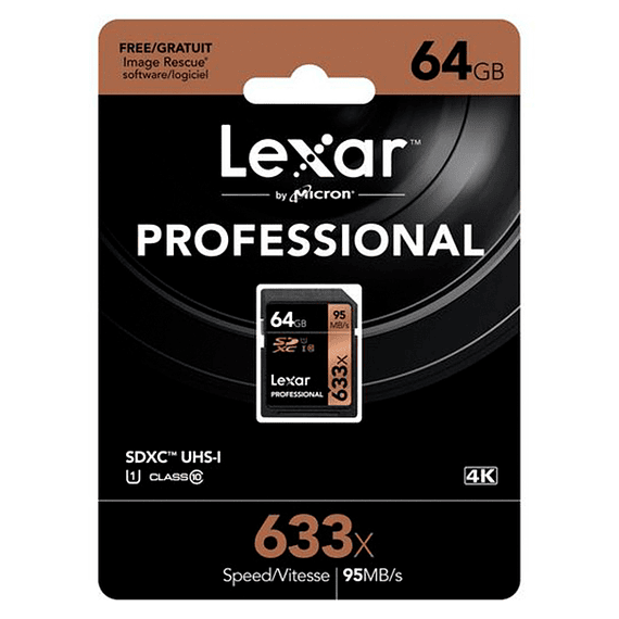 Tarjeta Memoria Lexar 64GB SDXC Professional 633x UHS-I- Image 5