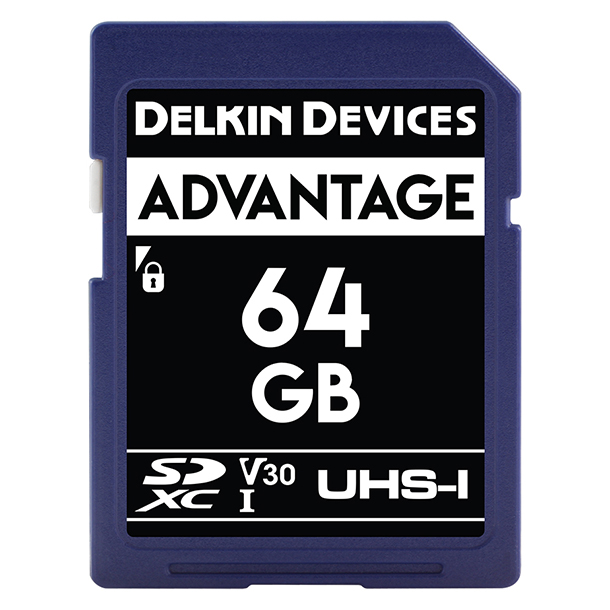 Tarjeta Memoria Delkin Devices 64GB SDHC Advantage 660x UHS-I