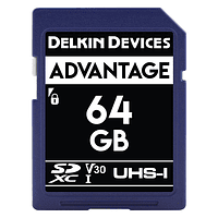 Tarjeta Memoria Delkin Devices 64GB SDHC Advantage 660x UHS-I
