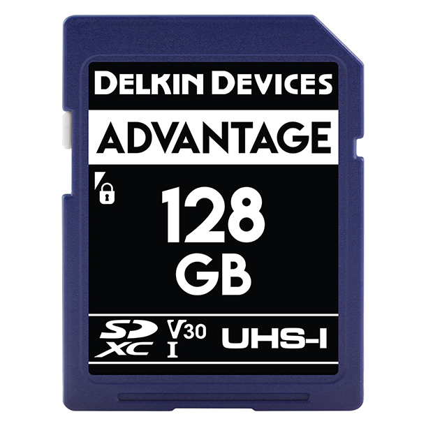 Tarjeta Memoria Delkin Devices 128GB SDHC Advantage 660x UHS-I