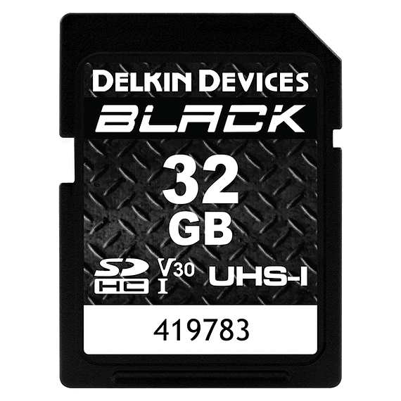Tarjeta Memoria Delkin Devices 32GB SDHC Black Rugged UHS-I- Image 1