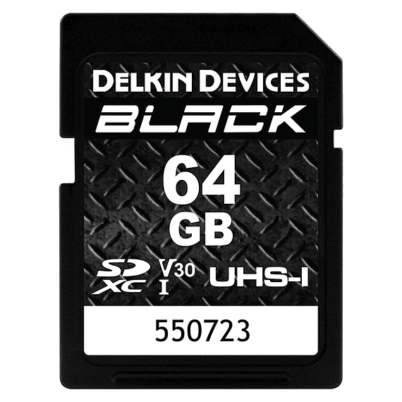 Tarjeta Memoria Delkin Devices 64GB SDXC Black Rugged UHS-I- Image 1