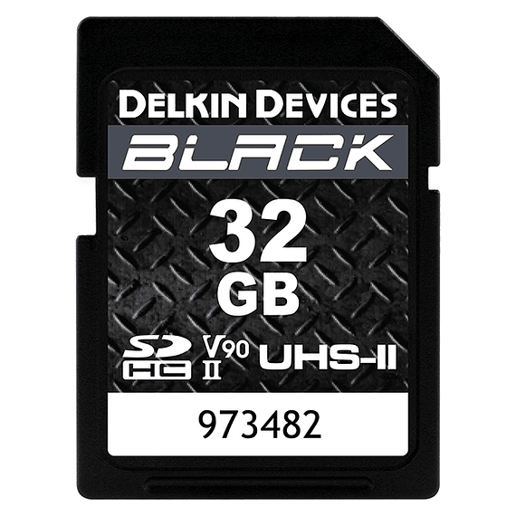 Tarjeta Memoria Delkin Devices 32GB SDHC Black Rugged UHS-II- Image 1