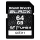 Tarjeta Memoria Delkin Devices 64GB SDXC Black Rugged UHS-II - Image 1