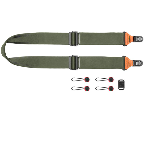 Correa Slide Peak Design Gris Verde