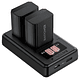 Batería Reemplazo RAVPower Sony NP-FW50 Kit 2x con Cargador USB - Image 1