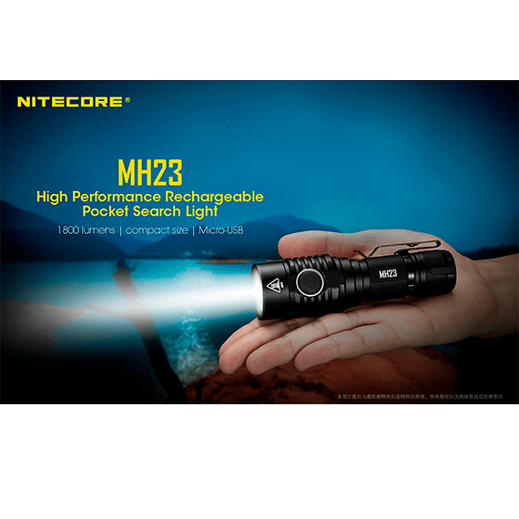 Linterna LED Nitecore 1800 lúmenes Recargable USB MH23- Image 23