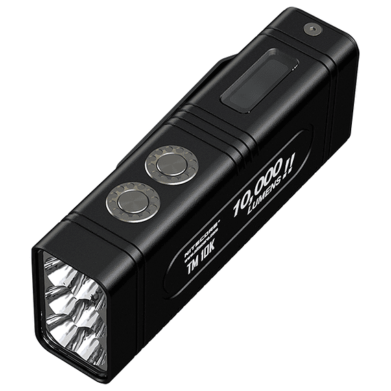 Linterna LED Nitecore 10000 lúmenes Recargable USB TM10K | Andes Photo