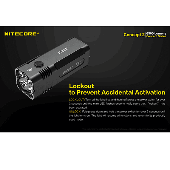 Linterna LED Nitecore 6500 lúmenes Recargable Concept 2- Image 11