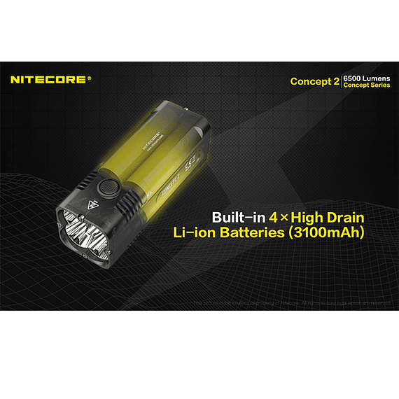 Linterna LED Nitecore 6500 lúmenes Recargable Concept 2- Image 21