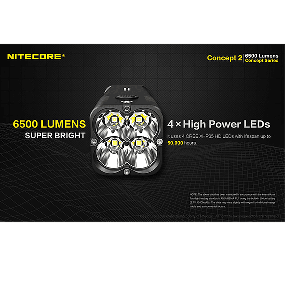 Linterna LED Nitecore 6500 lúmenes Recargable Concept 2- Image 22