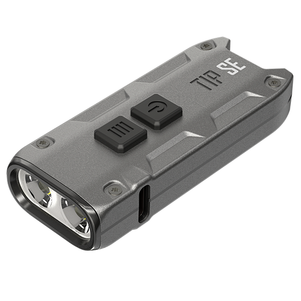 Linterna Compacta LED Nitecore 700 lúmenes Recargable USB TIP SE Gris
