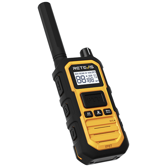 Radio Walkie Talkie GMRS Impermeable RB48 Plus Amarillo 1 Unidad- Image 21