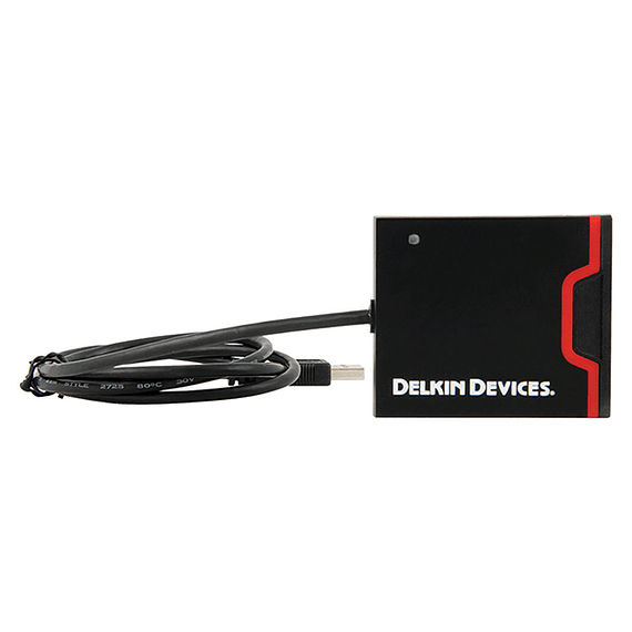 Lector Tarjetas USB 3.0 Dual Slot SD UHS-II CF Delkin Devices- Image 1