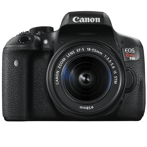Cámara Reflex Canon EOS Rebel T6i Kit Lente 18-55mm IS STM- Image 1