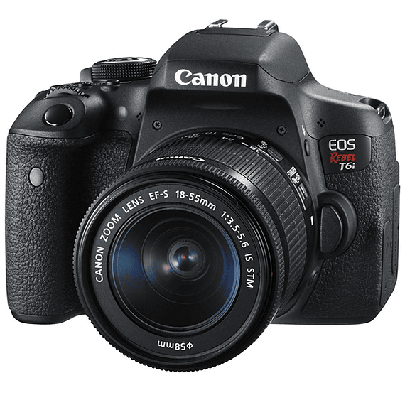 Cámara Reflex Canon EOS Rebel T6i Kit Lente 18-55mm IS STM- Image 5