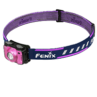 Linterna Frontal Fenix LED 400 lúmenes Recargable USB HL12R Púrpura