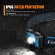 Linterna Frontal Fenix LED 400 lúmenes Recargable USB HL12R Púrpura - Image 5