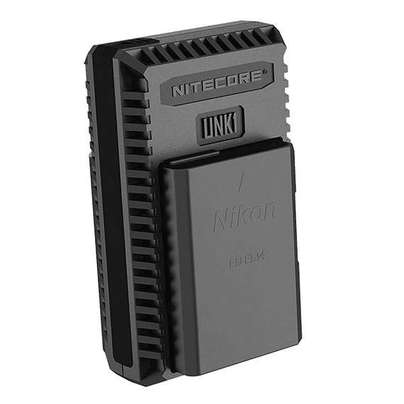 Cargador Nitecore UNK1 Dual-Slot USB para Nikon EN-EL14 y EN-EL15- Image 5