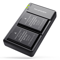 Batería Reemplazo RAVPower Nikon EN-EL14a Kit 2x con Cargador USB