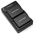 Batería Reemplazo RAVPower Canon LP-E8 Kit 2x con Cargador USB