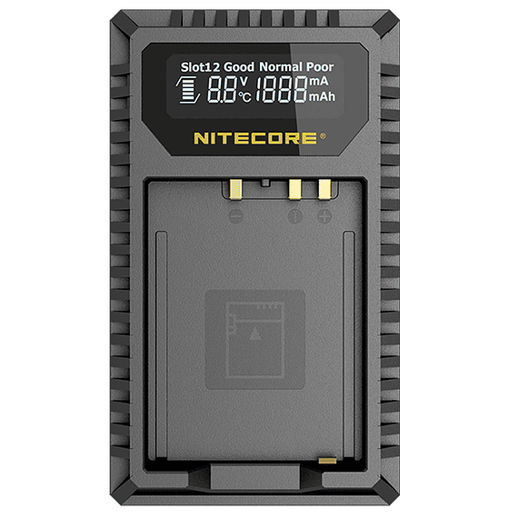 Cargador Nitecore FX1 Dual-Slot USB para Fuji NP-W126s- Image 1