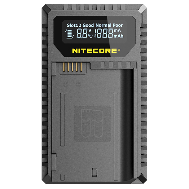 Cargador Nitecore UNK2 Dual-Slot USB para Nikon EN-EL15 y EN-EL15A