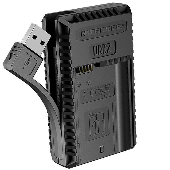 Cargador Nitecore UNK2 Dual-Slot USB para Nikon EN-EL15 y EN-EL15A- Image 3