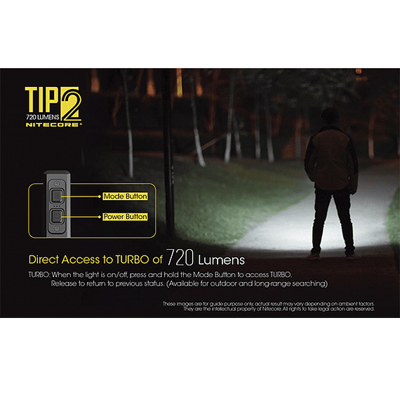 Linterna Compacta LED Nitecore 720 lúmenes Recargable USB TIP2- Image 13