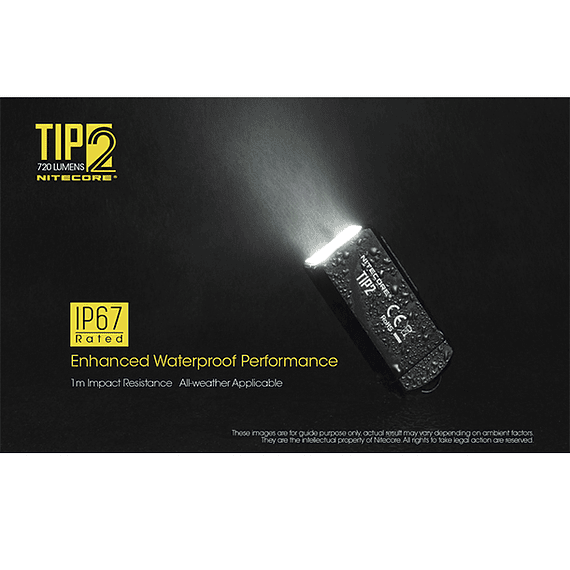 Linterna Compacta LED Nitecore 720 lúmenes Recargable USB TIP2- Image 23