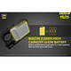 Linterna Frontal LED Nitecore 360 lúmenes Recargable USB NU25 Negro - Image 20