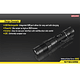 Linterna LED Nitecore 1000 lúmenes Recargable USB MH10 - Image 13