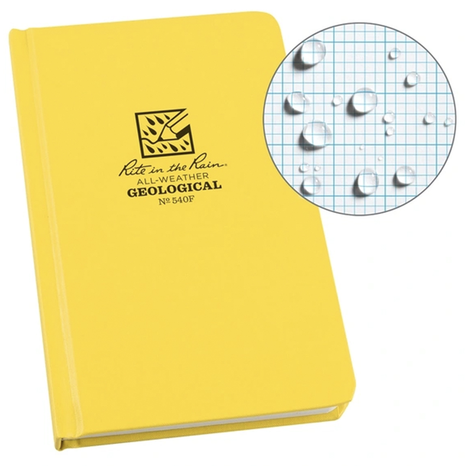 Libreta Geológica Rite in the Rain Impermeable Tapa Dura 540F Amarillo