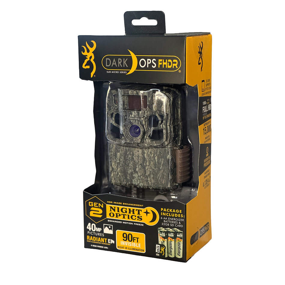 Cámara Trampa Browning Dark Ops FHDR40 No Glow Con Tarjeta y Pilas 4