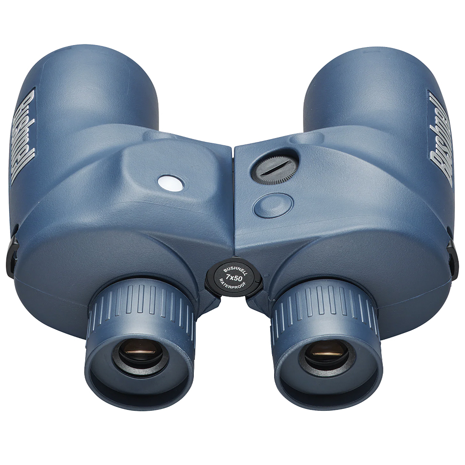 Binoculares Bushnell Marine Rangefinder con Brújula 7x50mm Azul 4