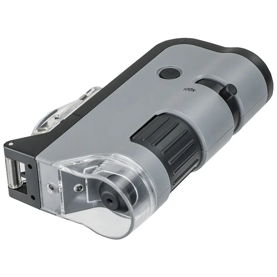 Microscopio Bolsillo Carson MicroFlip 100-250X Gris 6